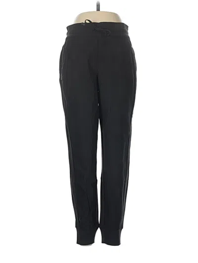 Pre-owned Athleta Track Pants In Black