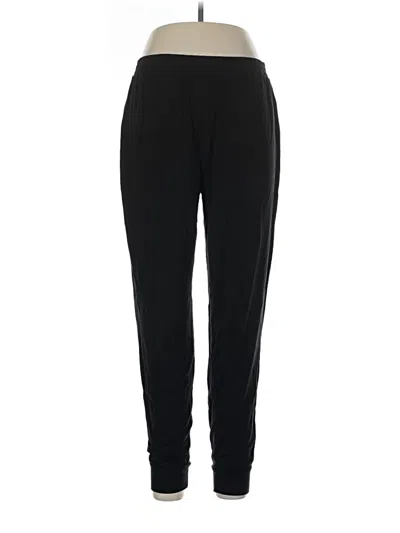 Pre-owned Athleta Track Pants In Black