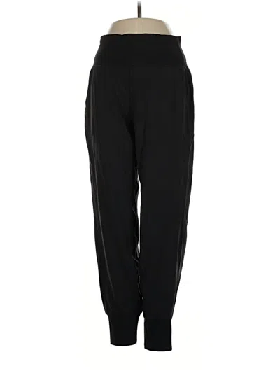 Pre-owned Athleta Track Pants In Black
