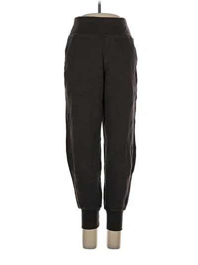 Pre-owned Athleta Track Pants In Black