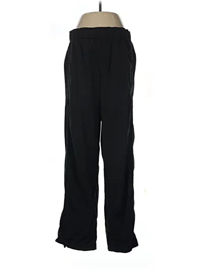 Pre-owned Athleta Track Pants In Black