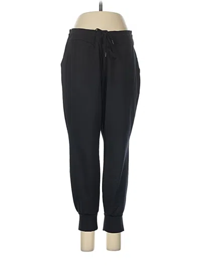 Pre-owned Athleta Track Pants In Black