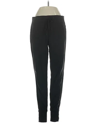 Pre-owned Athleta Track Pants In Black
