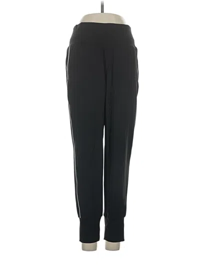 Pre-owned Athleta Track Pants In Black