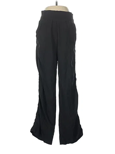 Pre-owned Athleta Track Pants In Black
