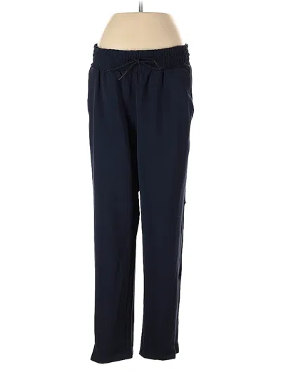 Pre-owned Athleta Track Pants In Blue