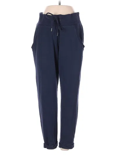 Pre-owned Athleta Track Pants In Blue