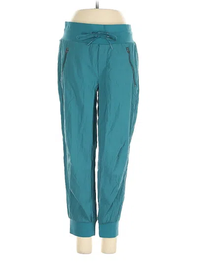 Pre-owned Athleta Track Pants In Blue