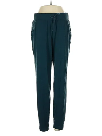 Pre-owned Athleta Track Pants In Blue