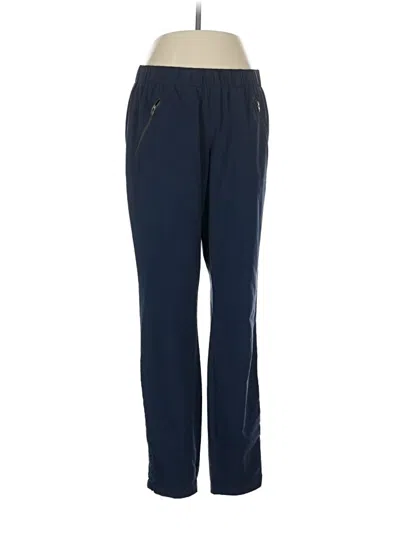 Pre-owned Athleta Track Pants In Blue