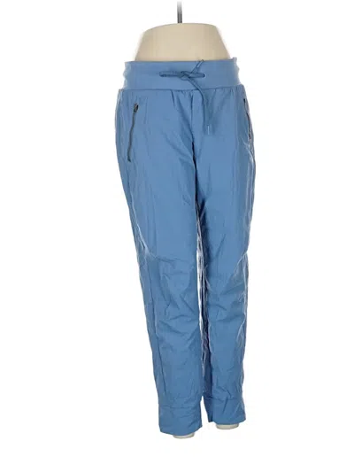 Pre-owned Athleta Track Pants In Blue