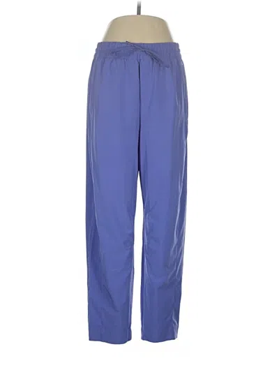 Pre-owned Athleta Track Pants In Blue