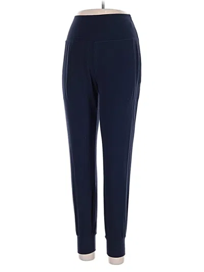 Pre-owned Athleta Track Pants In Blue