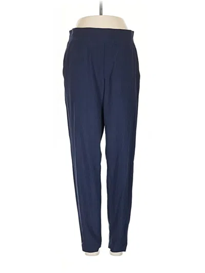 Pre-owned Athleta Track Pants In Blue