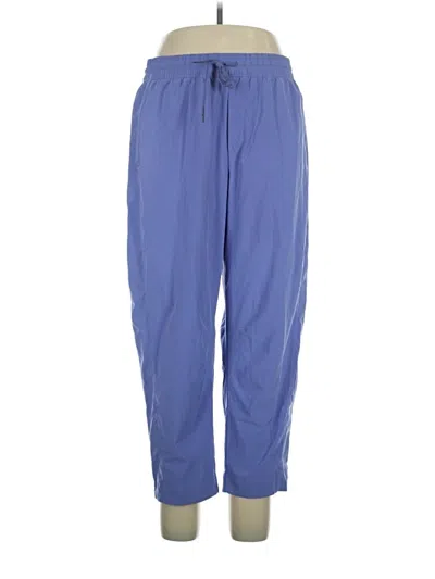 Pre-owned Athleta Track Pants In Blue