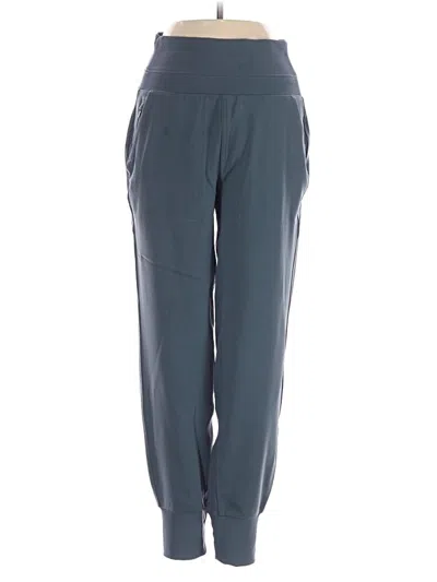 Pre-owned Athleta Track Pants In Blue