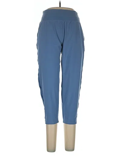 Pre-owned Athleta Track Pants In Blue