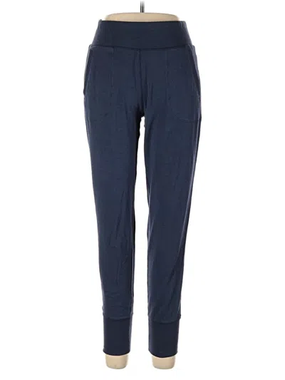 Pre-owned Athleta Track Pants In Blue