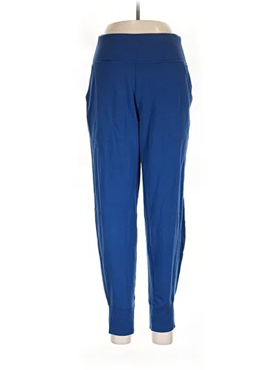 Pre-owned Athleta Track Pants In Blue