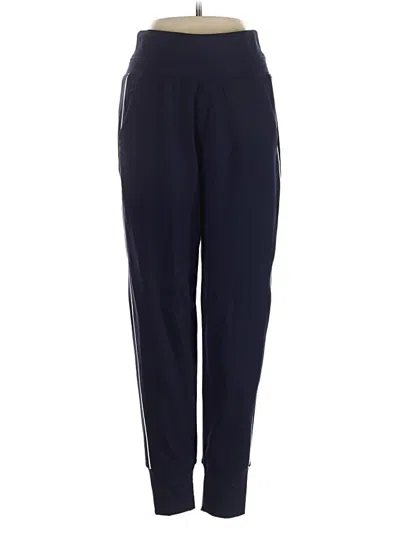 Pre-owned Athleta Track Pants In Blue
