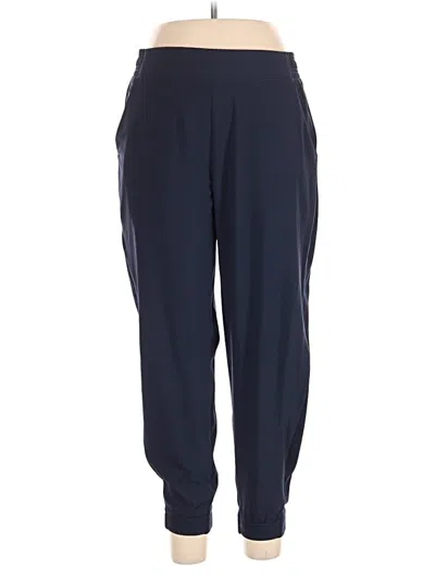 Pre-owned Athleta Track Pants In Blue