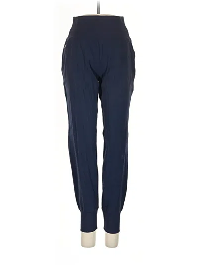 Pre-owned Athleta Track Pants In Blue