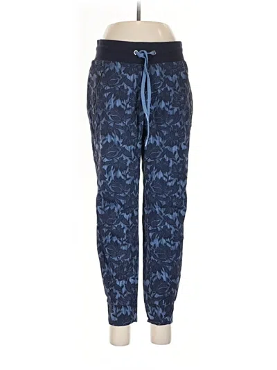 Pre-owned Athleta Track Pants In Blue