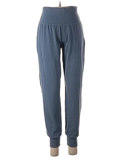 Pre-owned Athleta Track Pants In Blue