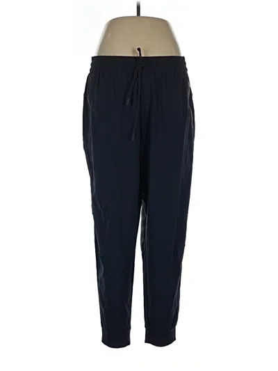 Pre-owned Athleta Track Pants In Blue