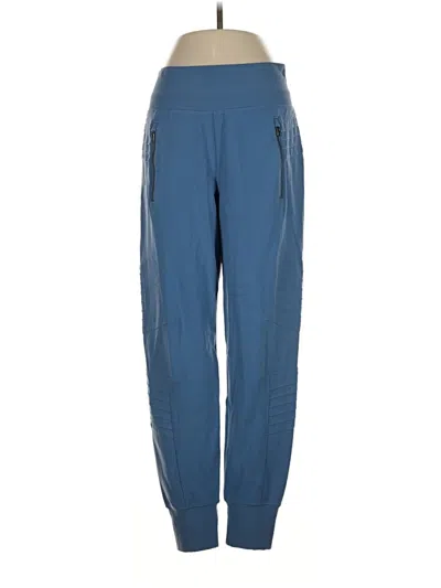 Pre-owned Athleta Track Pants In Blue