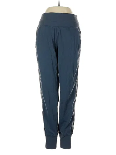 Pre-owned Athleta Track Pants In Blue