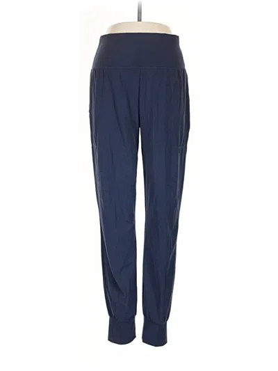 Pre-owned Athleta Track Pants In Blue