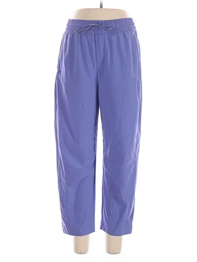Pre-owned Athleta Track Pants In Blue