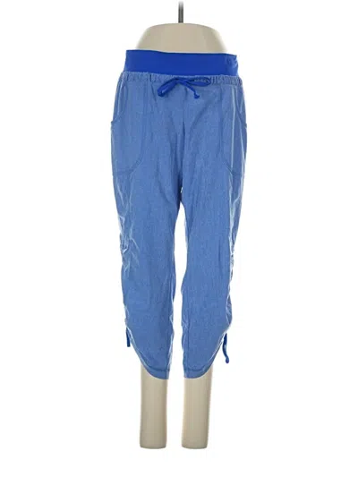 Pre-owned Athleta Track Pants In Blue