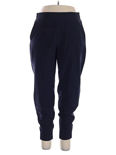 Pre-owned Athleta Track Pants In Blue