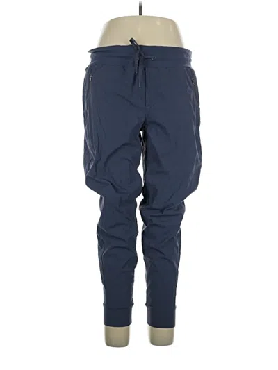 Pre-owned Athleta Track Pants In Blue