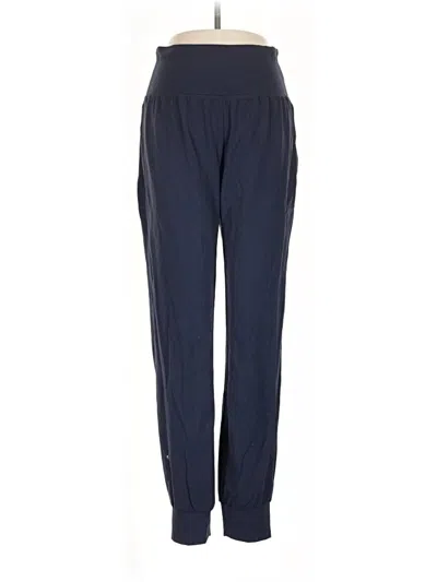 Pre-owned Athleta Track Pants In Blue