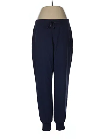 Pre-owned Athleta Track Pants In Blue