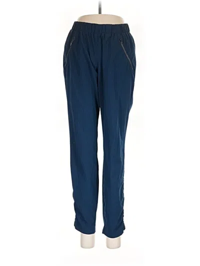 Pre-owned Athleta Track Pants In Blue