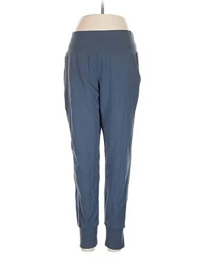 Pre-owned Athleta Track Pants In Blue