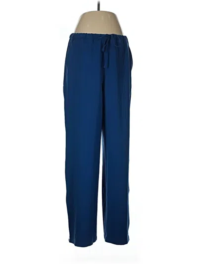 Pre-owned Athleta Track Pants In Blue