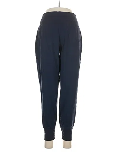 Pre-owned Athleta Track Pants In Blue