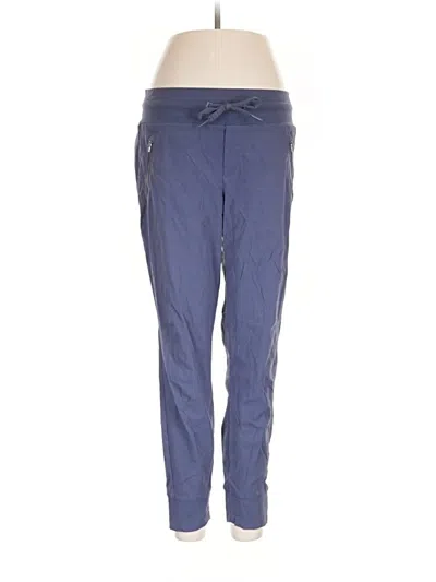 Pre-owned Athleta Track Pants In Blue