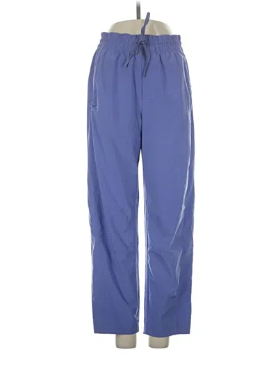Pre-owned Athleta Track Pants In Blue