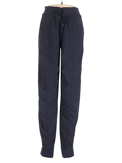 Pre-owned Athleta Track Pants In Blue