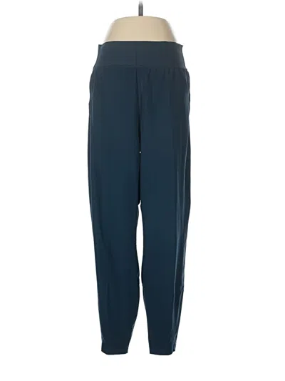 Pre-owned Athleta Track Pants In Blue