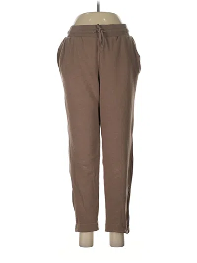 Pre-owned Athleta Track Pants In Brown