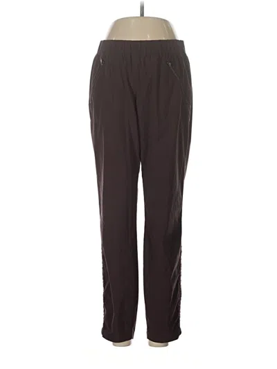 Pre-owned Athleta Track Pants In Brown