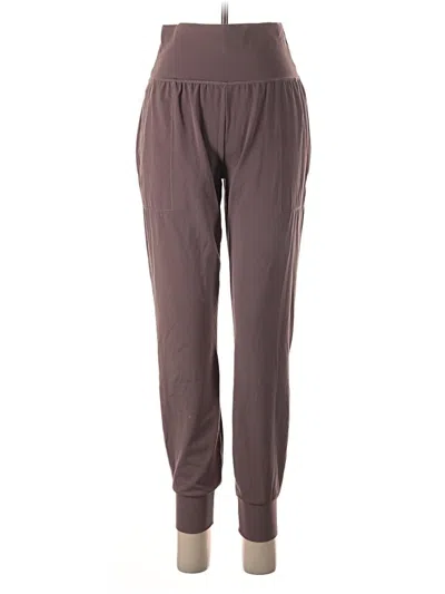 Pre-owned Athleta Track Pants In Brown