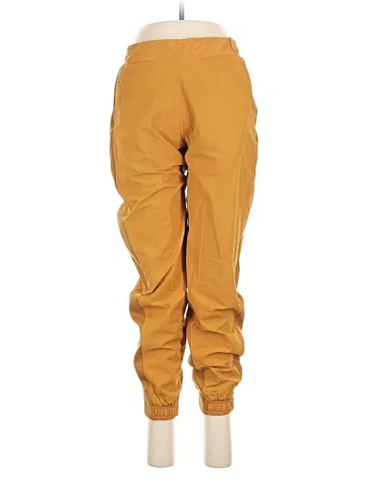 Pre-owned Athleta Track Pants In Gold